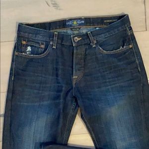 Men's Lucky Brand 227 boot dark wash jeans